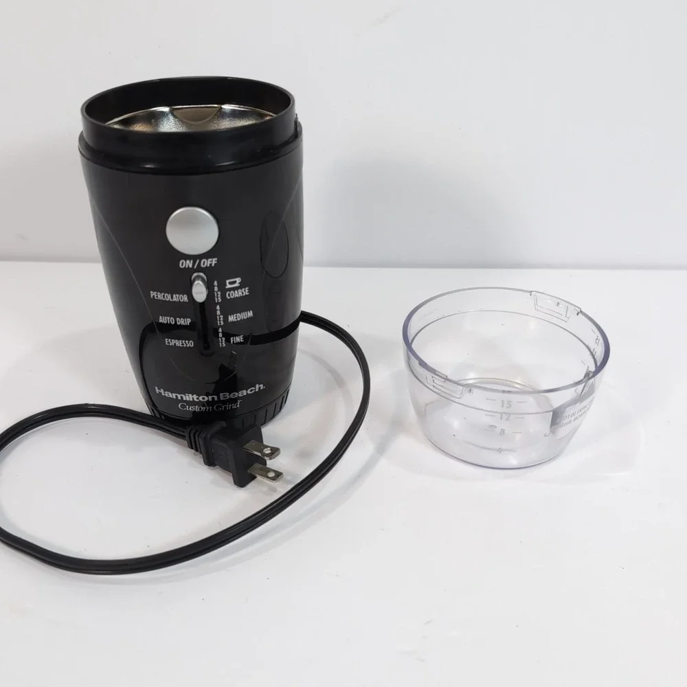 Hamilton Beach Custom Grind 15 Cup Coffee Grinder 80344 Tested Working